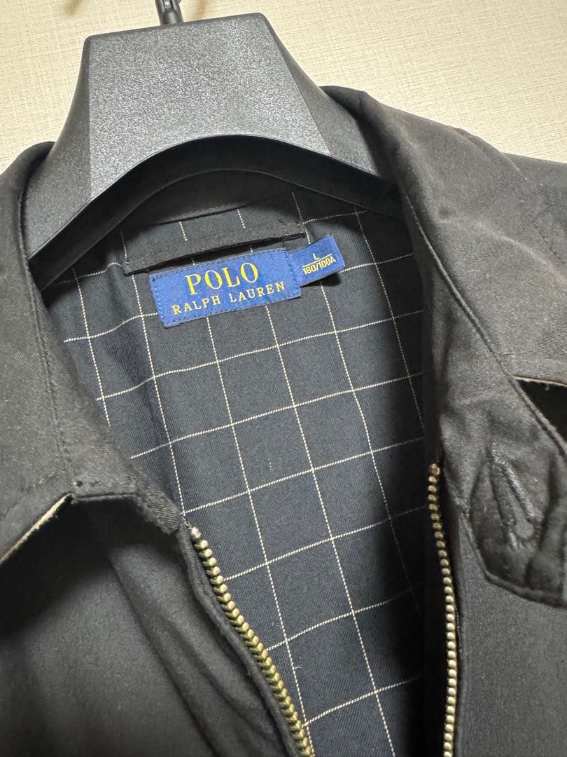 ひ*こ様 Polo Ralph Lauren ブラック　スイングトップ美品　サイ