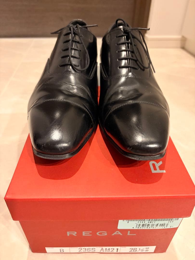 よ*く様 REGALメンズビジネスシューズ 236S 本革日本製 ストレートチッ