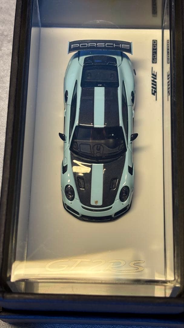 世界100台限定　suhe 1/64 ポルシェ　911 GT2RS ブルー