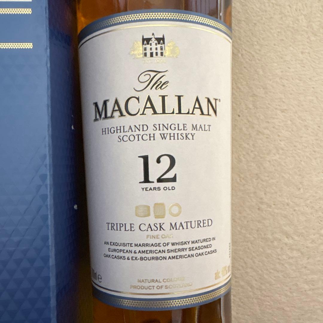 【未開封】マッカラン 12年トリプルカスクThe Macallan