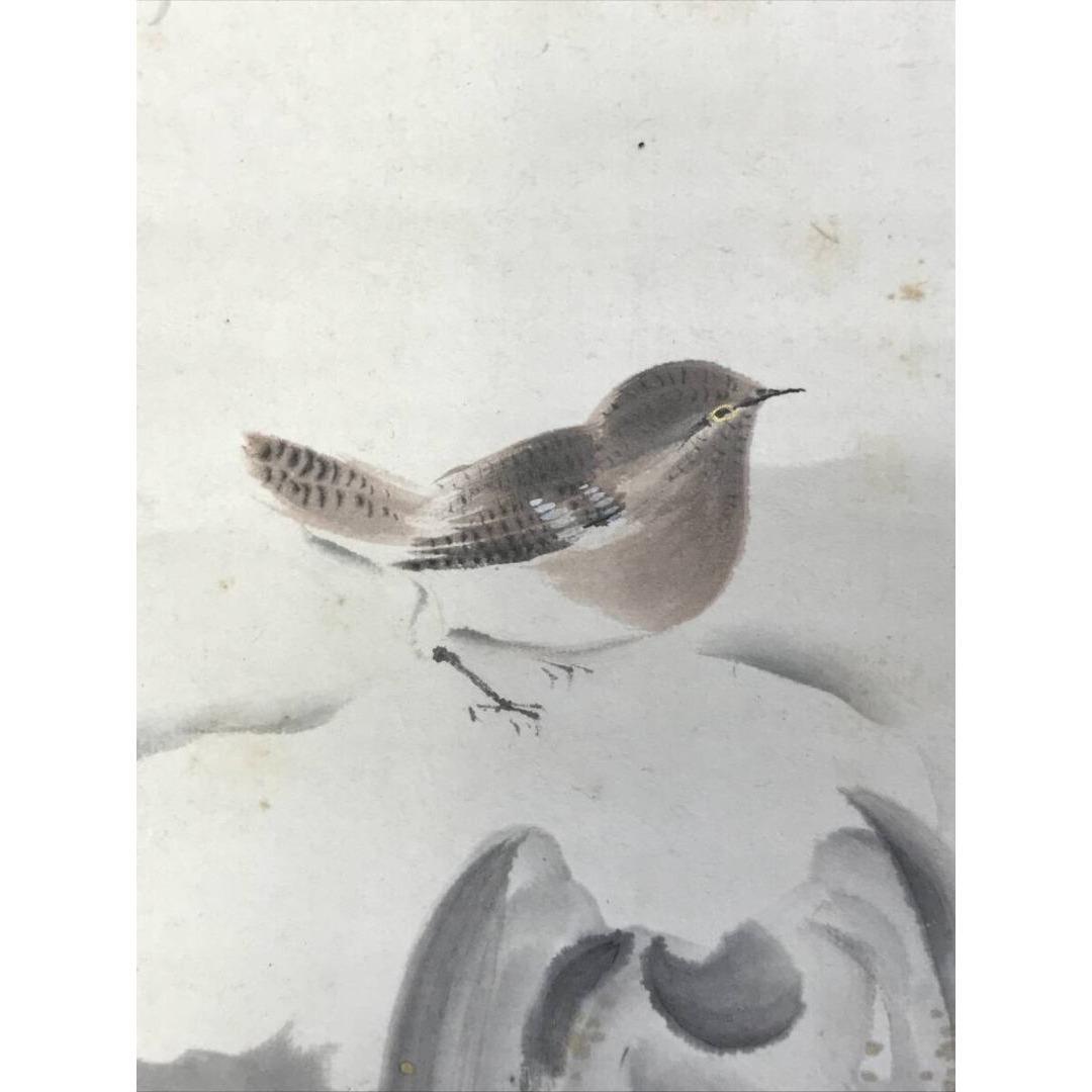 真作/月泉/四季花鳥図/四幅対/掛軸/名家伝来/AK-467