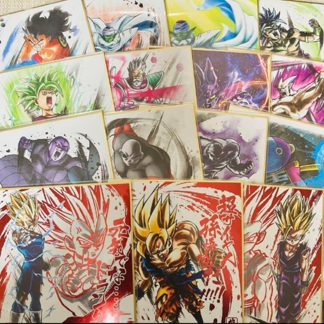 ドラゴンボール 色紙アート 119枚まとめ売り Dragon Ball 鳥山明