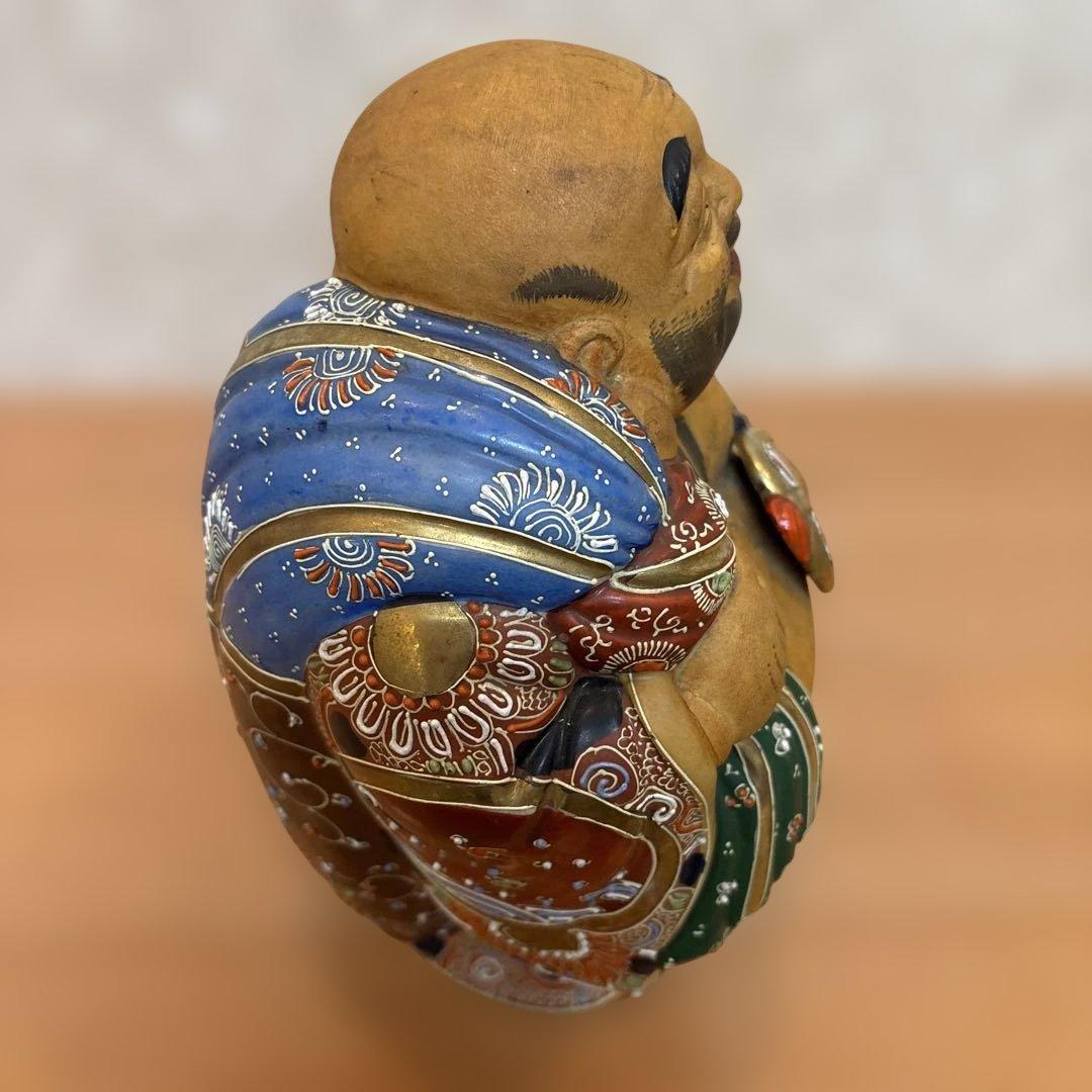 布袋様　布袋尊 九谷焼 縁起物　骨董　アンティーク