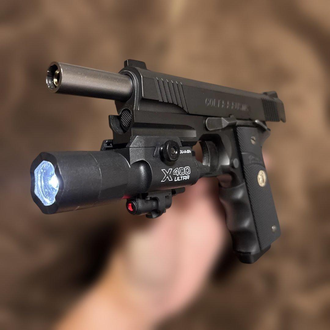 FAT様専 マルイM45A1 ブラック 外装ブラックカスタム