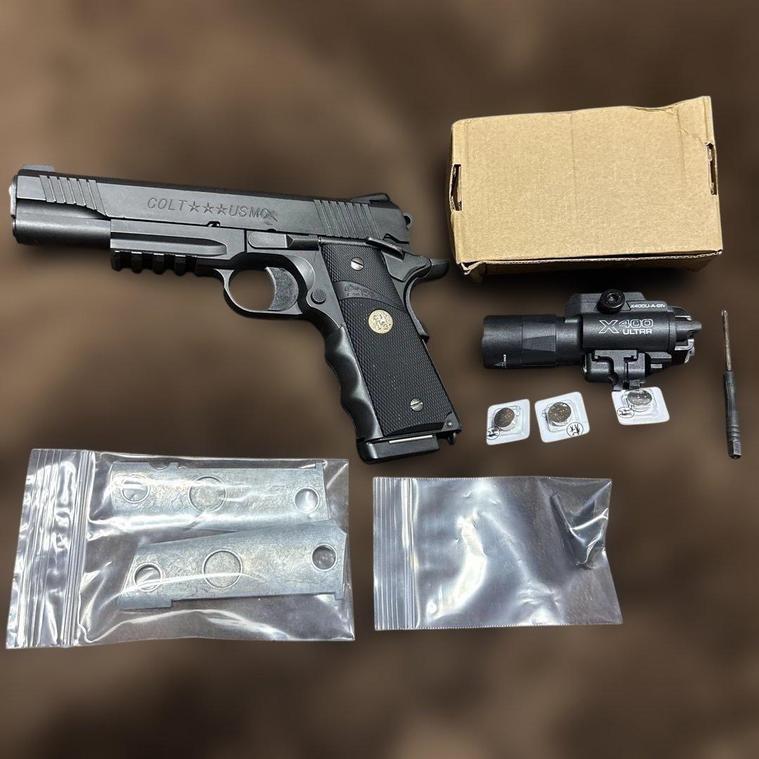 FAT様専 マルイM45A1 ブラック 外装ブラックカスタム