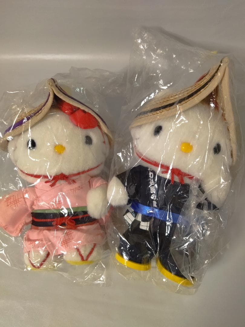 キティ ぬいぐるみ M 富山限定 越中おわら　女踊り2004年　男踊り2007年