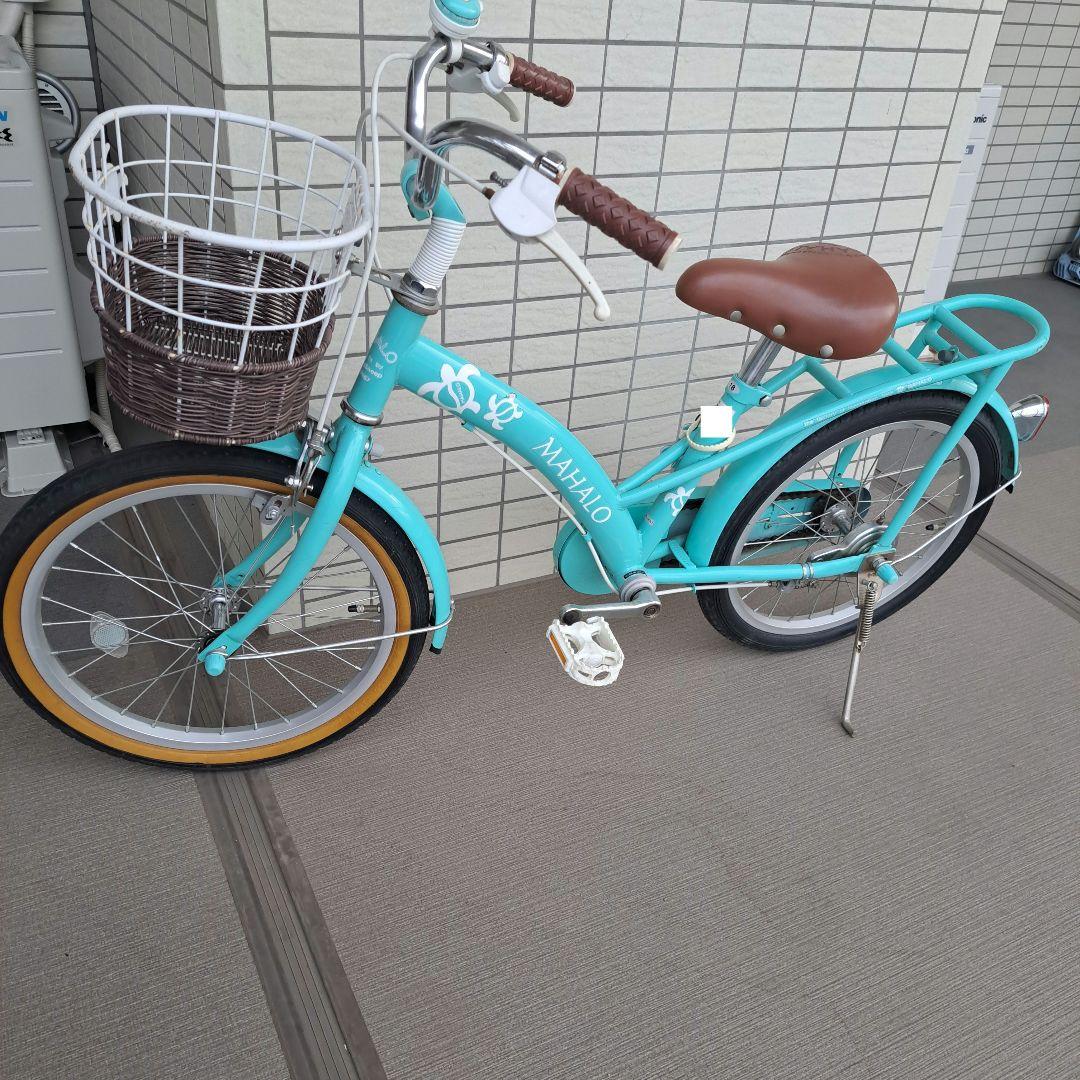 ※直接引渡し限定※　MAHALO 子供用自転車 18インチ 水色