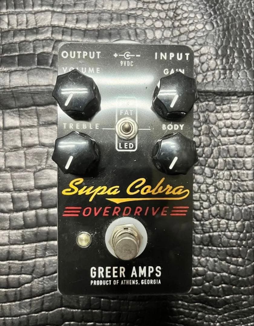 Greer Amps SupaCobra オーバードライブ エフェクター