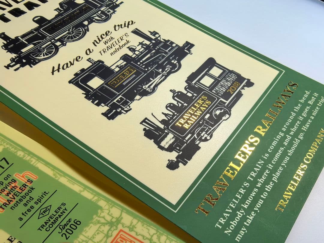 トラベラーズノート　下敷き　10周年　2017年　2018年