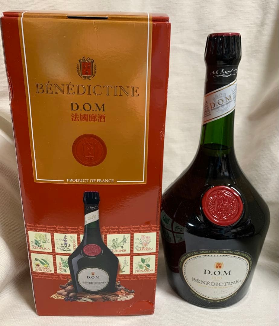 BÉNÉDICTINE D.O.M 1L 40% Alcohol