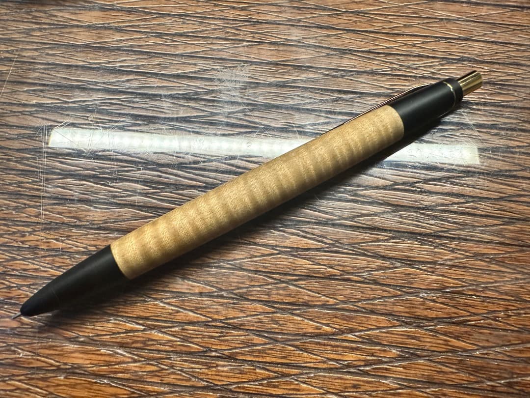 じゃんぴー野原工芸シャープペンシルとち杢