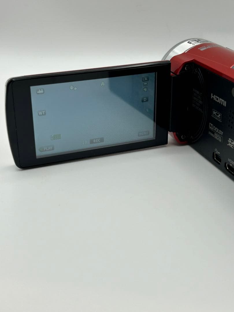 JVC ビデオカメラ　 GZ-E109-R レッド