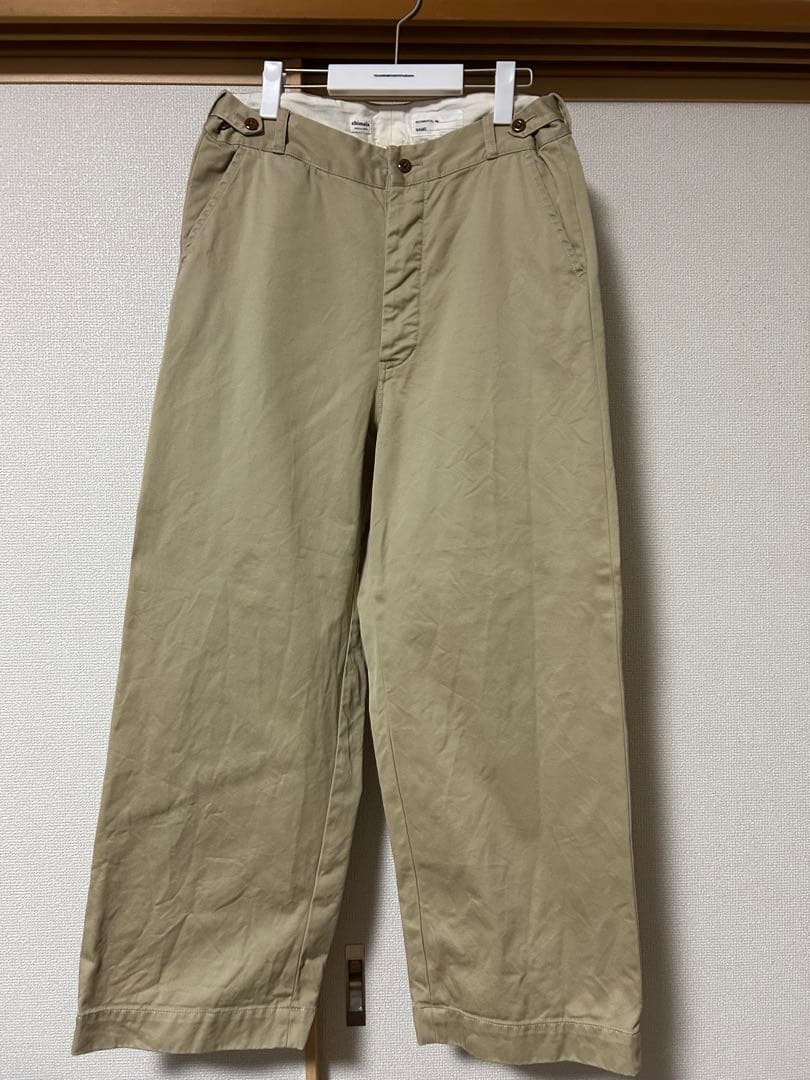 に*。様 chimalala ベージュ チノパン 32 別注