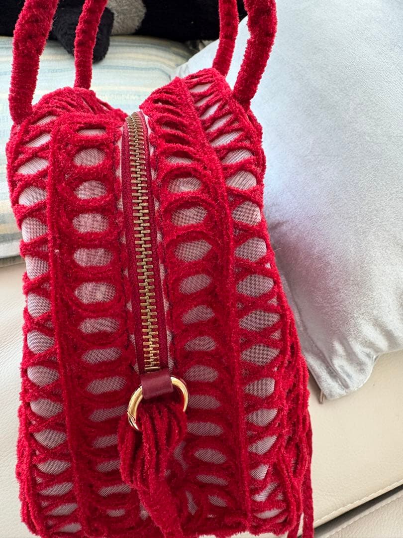 マメクロゴウチ mame kurogouchi コード刺繍バッグ