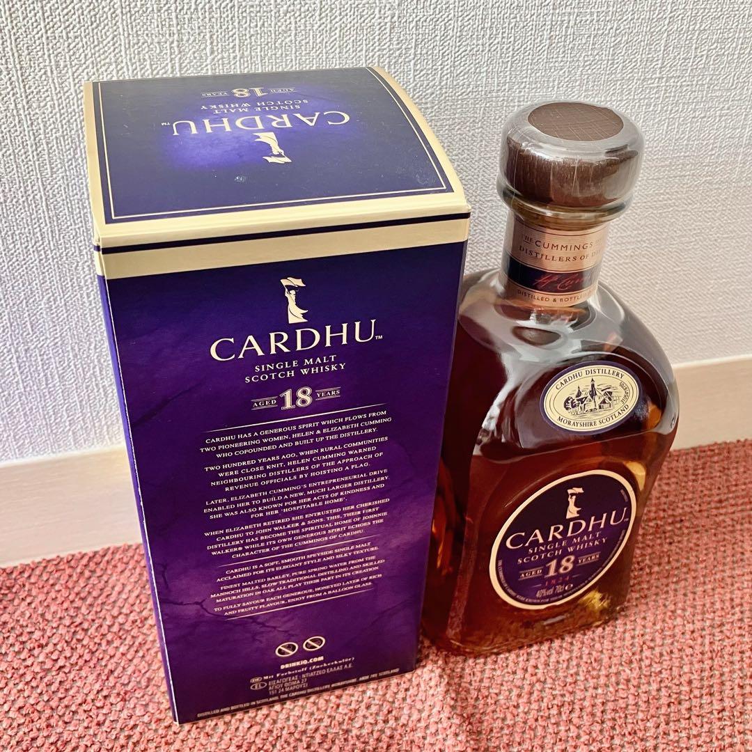 カーデュ CARDHU 18年 シングルモルトウイスキー 700ml