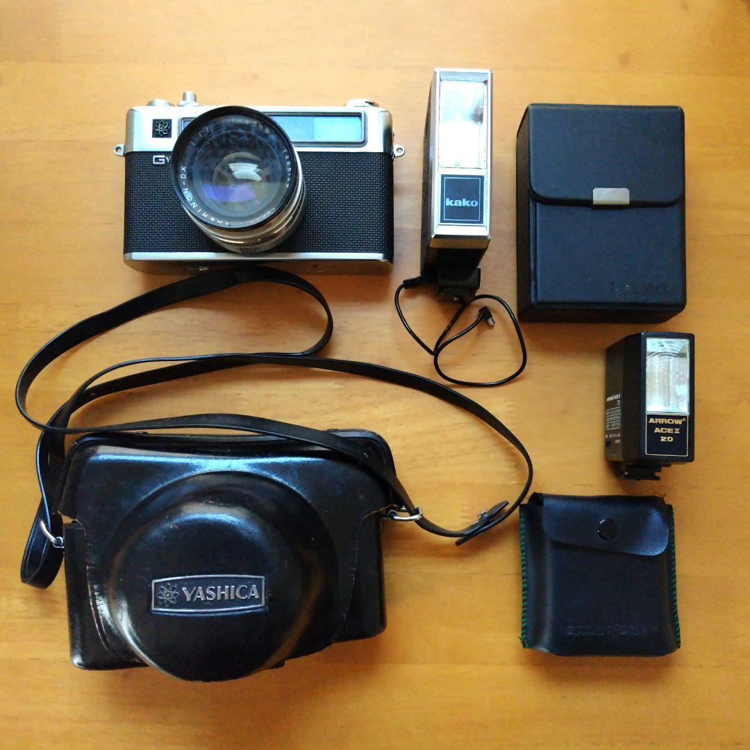 Yashica Electro35+kako+Arrow ACE IIフラッシュ