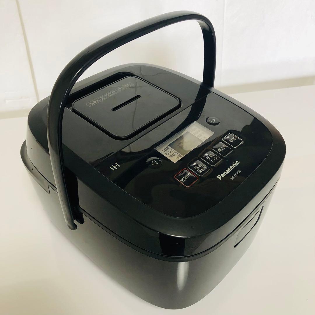 パナソニック 炊飯器 5.5合 IH式 備長炭釜 ブラック SR-FE109