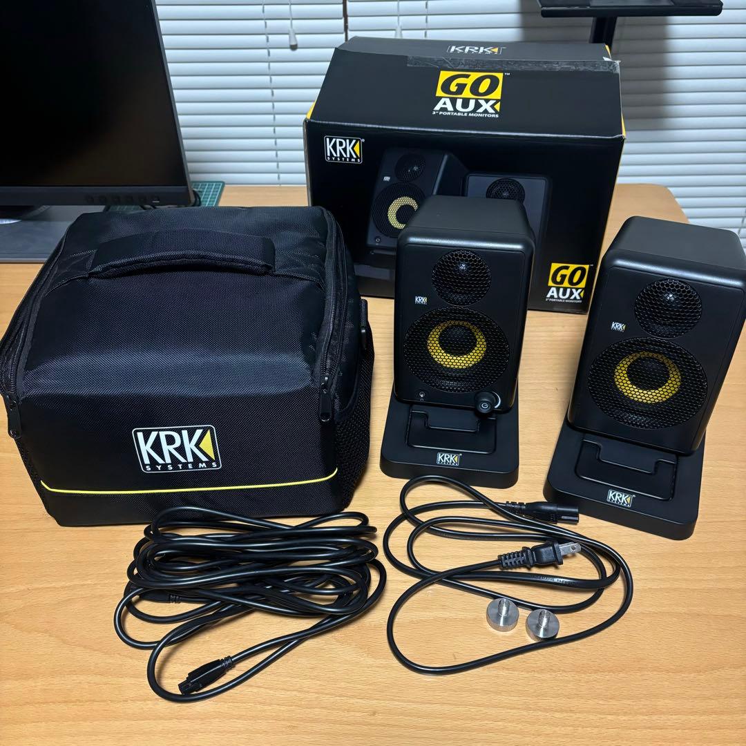 KRK GO AUX3 ポータブル・ニアフィールドモニタースピーカー