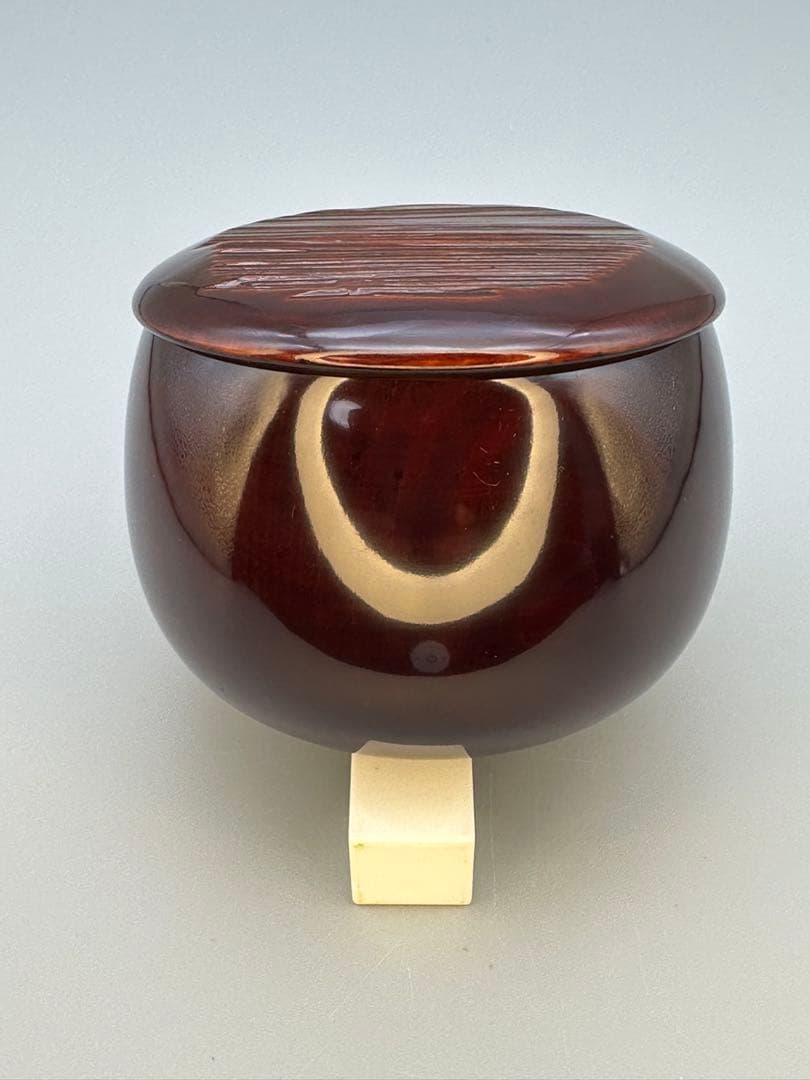 茶道具　棗　大徳寺六代管長　伝衣書付　大徳寺古材　碁器形茶器