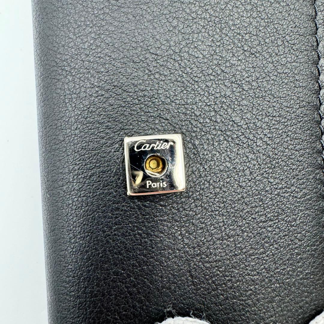 極美品✨Cartier カルティエ　6連キーケース　ブラック　本革