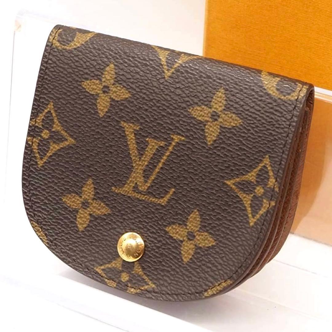 ルイヴィトン ポルトモネグゼ ケース モノグラム コンパクト ブラウン