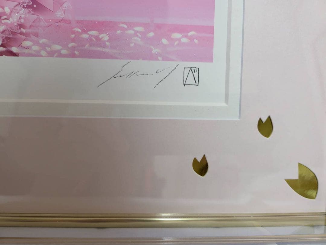 版画　てぃんくる　雪月華舞　アールビバン ミクスドメディア 作品番号37/55