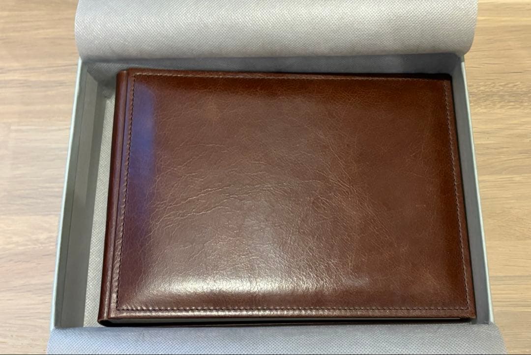 【新品】pinetti 写真　台紙　高級　革製アルバム　イタリア製