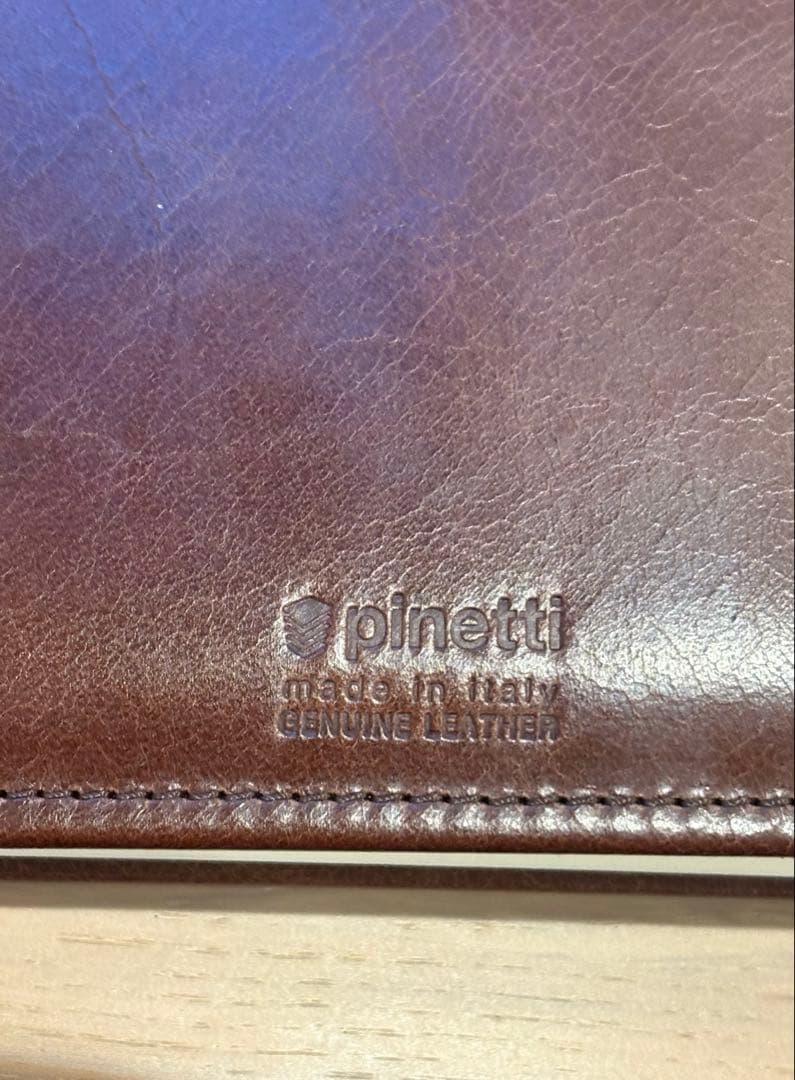 【新品】pinetti 写真　台紙　高級　革製アルバム　イタリア製