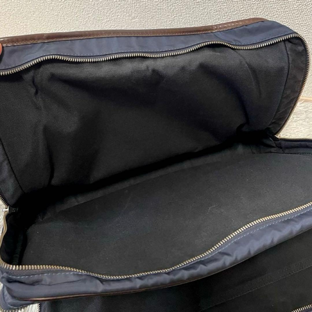 良品 フェリージ ビジネスバッグ1758 ネイビー✕ブラウン