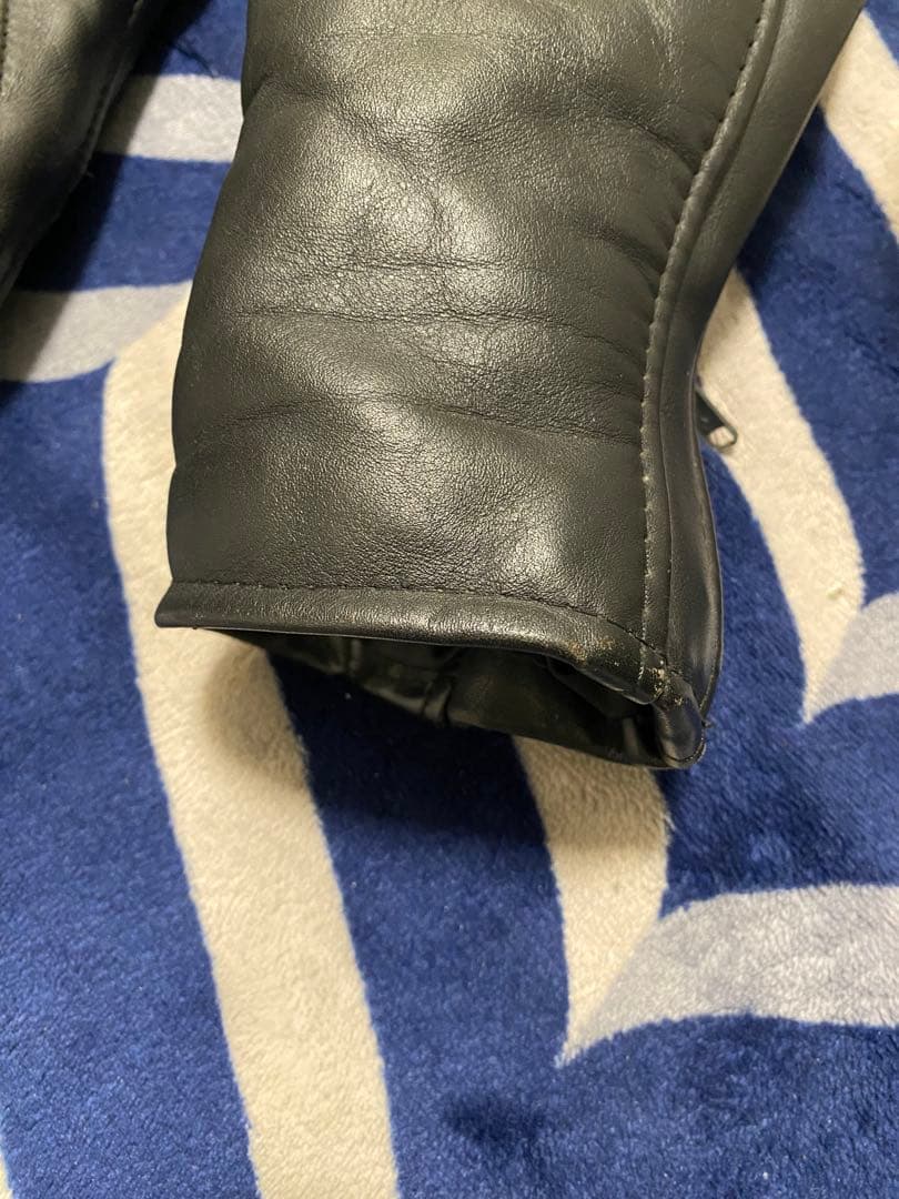 【PELTATA 】Schott レザーライダースジャケット 34