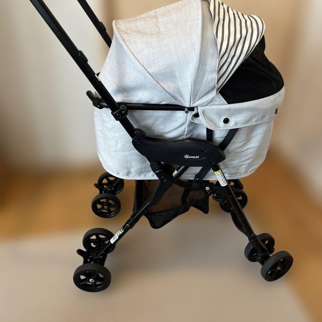 専用　コムペット　ミリミリライト　ペットカート　アッシュホワイト　夏のお出かけに