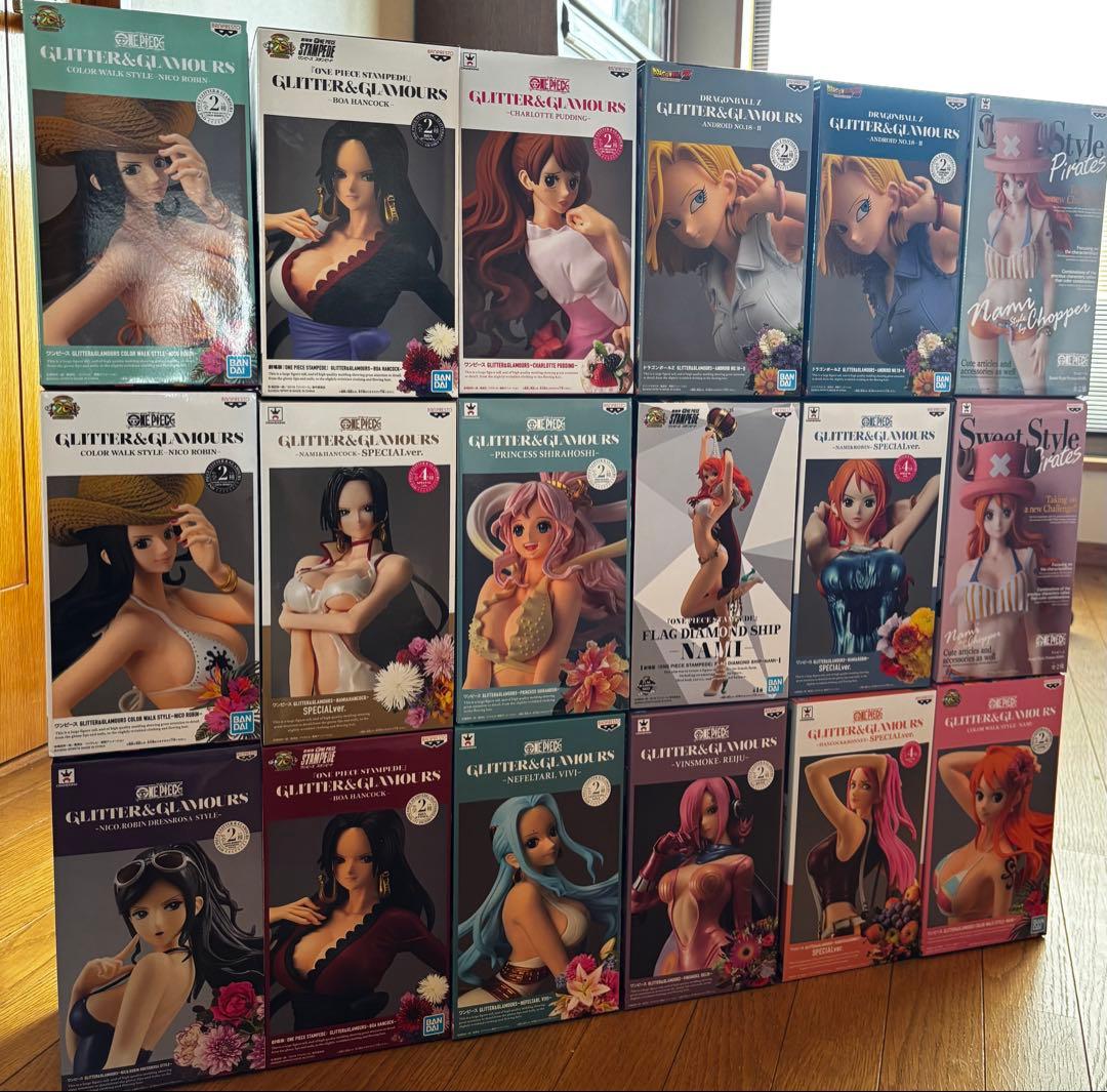 GLITTER & GLAMOURS フィギュア 16体セットとその他フィギュア