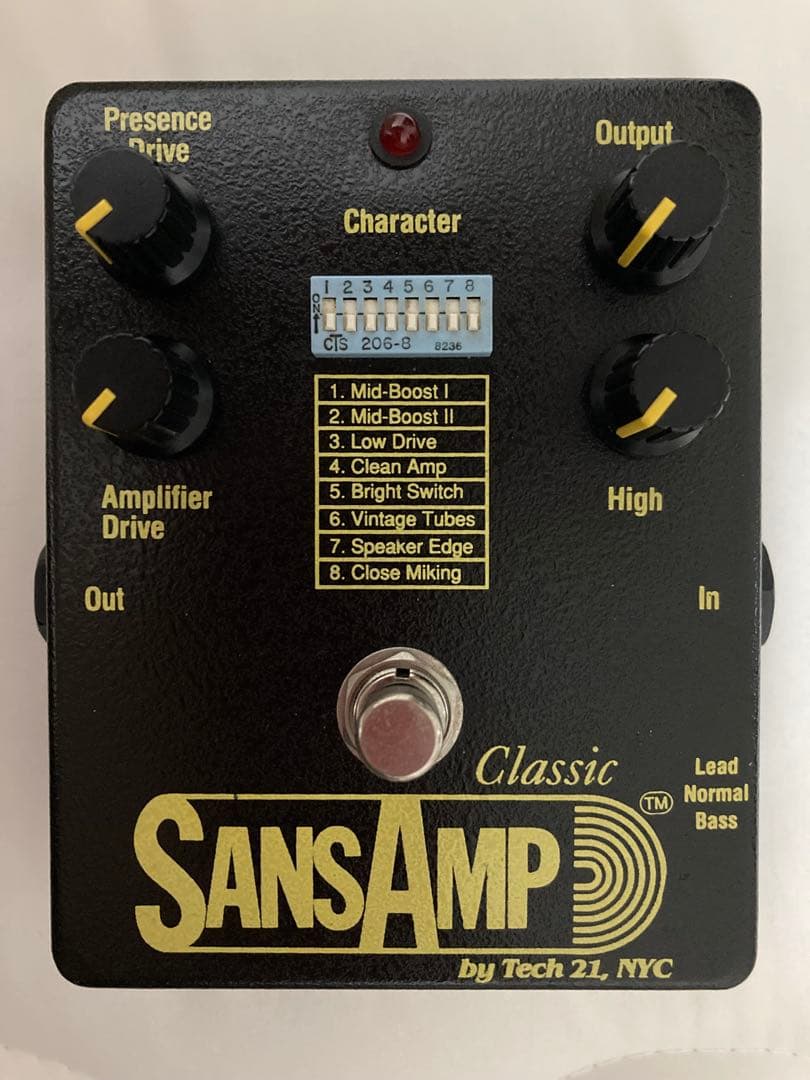ギター Tech 21 SansAmp Classic