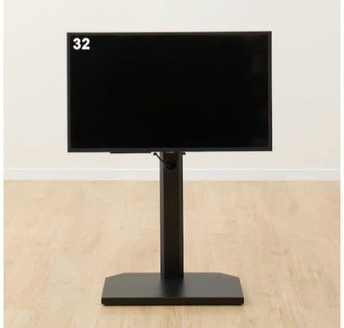 マッチ　新品　ニトリ　壁寄せテレビスタンド(ヘキ BK)