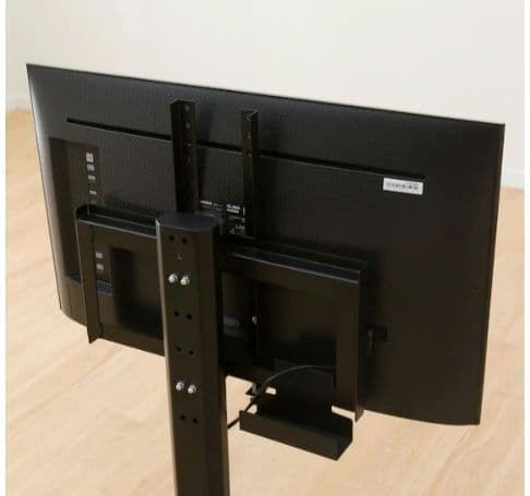 マッチ　新品　ニトリ　壁寄せテレビスタンド(ヘキ BK)