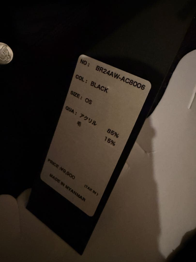 帽子 BREATH BADHOP ALTERNATE LOGO CAP / BLACK