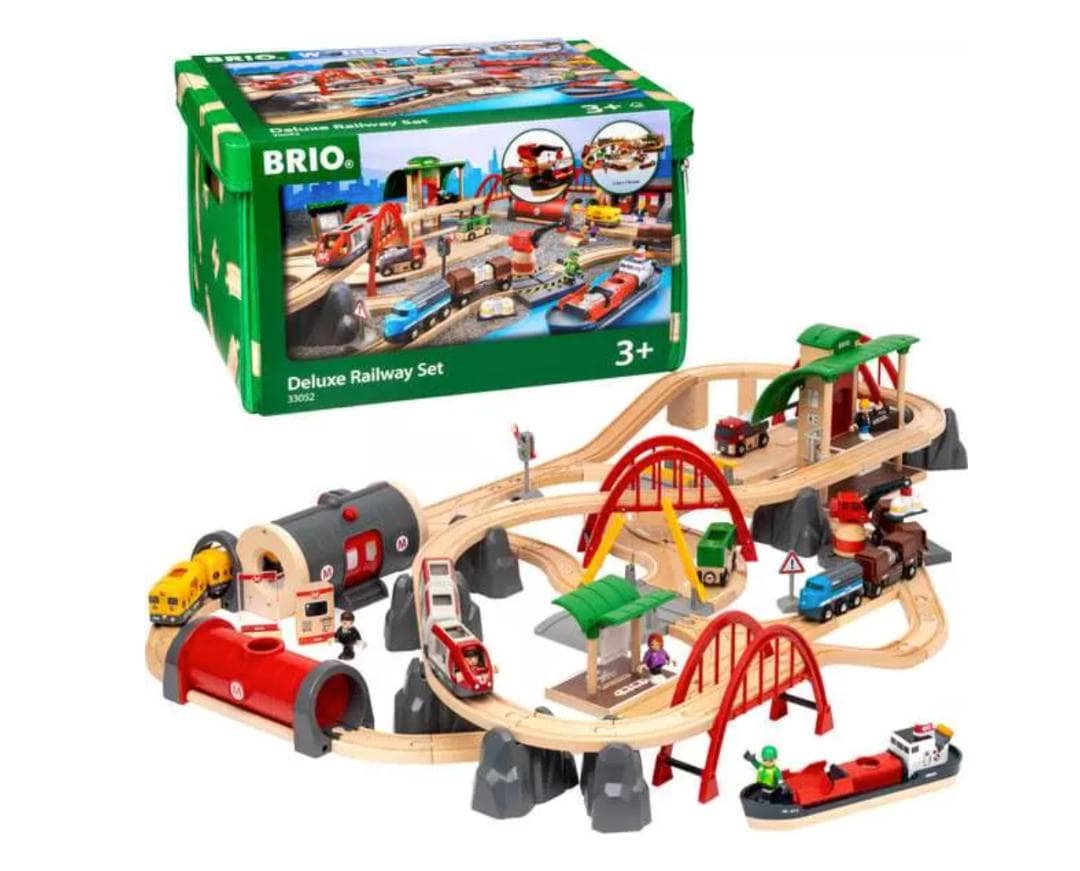 (未使用・未開封品)BRIO (ブリオ)レール&ロードデラックスセット33052