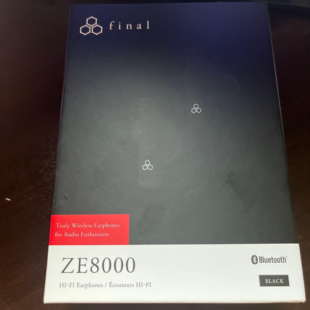 「新品」final ZE8000 ブラック トゥルーワイヤレスイヤフォン