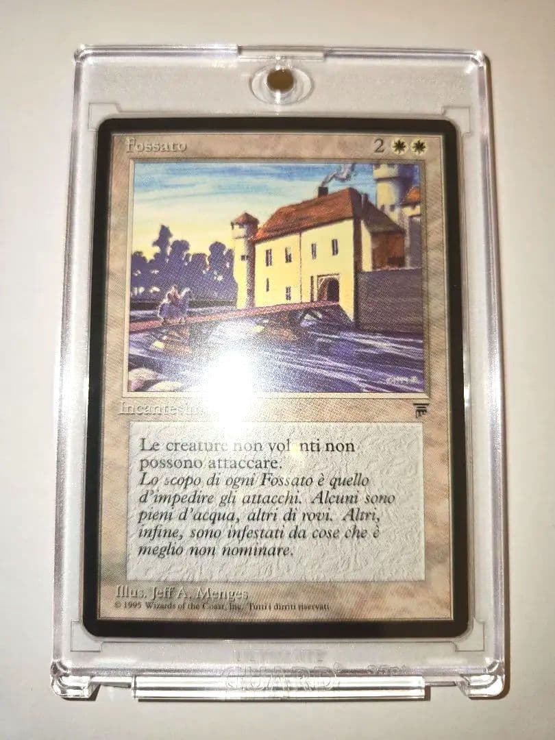 ラスト一枚【美品】Moat　MTG　イタリア語　希少　限定品　EDH