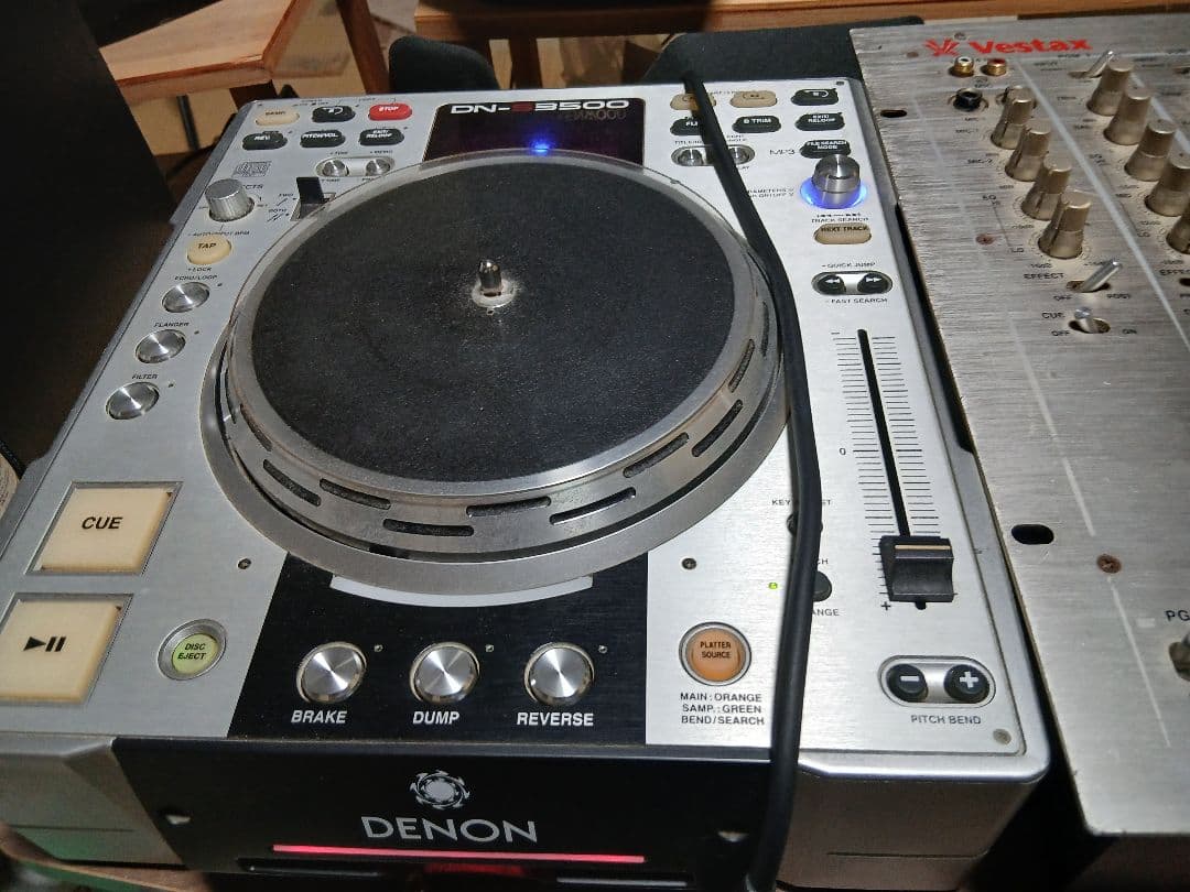 DENON DN-S3500 CDJ + VESTAX ミキサーアンプ