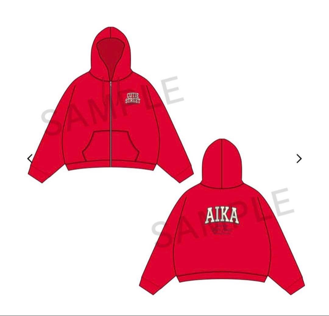 CUTIE STREET OSHI API Zip-up hoodie 佐野愛花