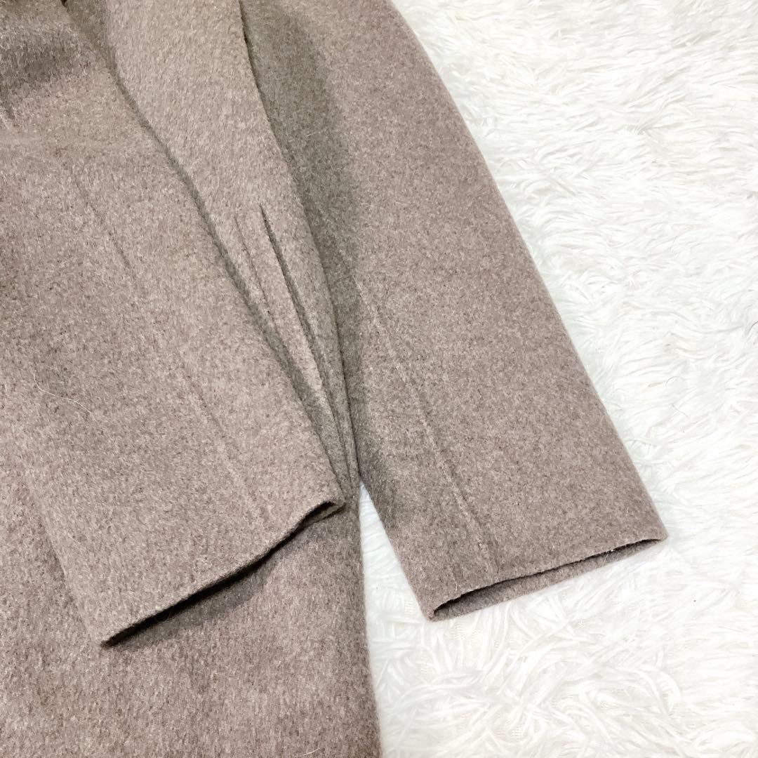 ほぼ未使用✨NOBLE ノーブル　リバー　チェスター コート　ダブル　ブラウン系