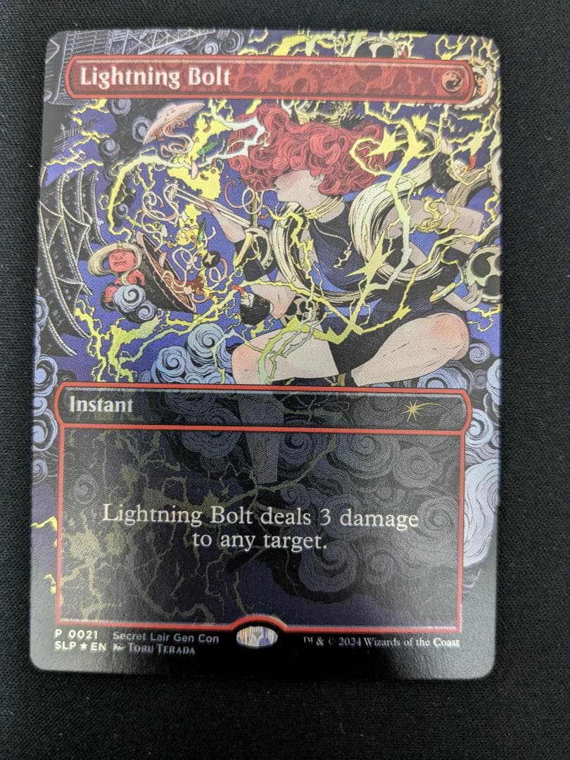MTG 稲妻/Lightning Bolt Foil Secret Lair ③
