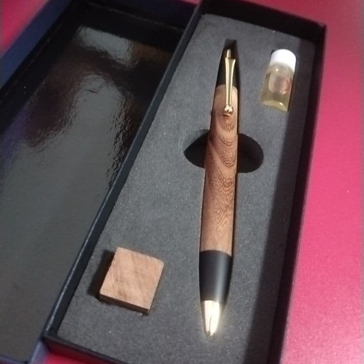 格安！野原工芸 エンジュ ボールペン 本体　本店限定　旧型玉クリップ