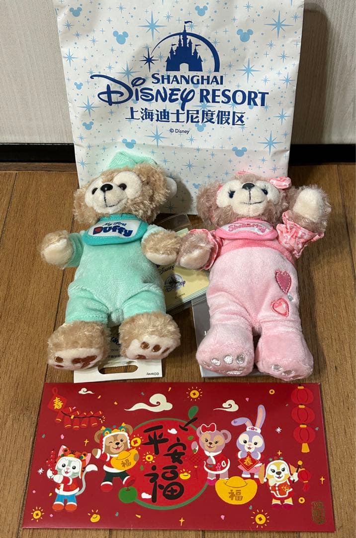 ダッフィー♡シェリーメイ　ペア　上海ディズニー　 限定　新品未使用