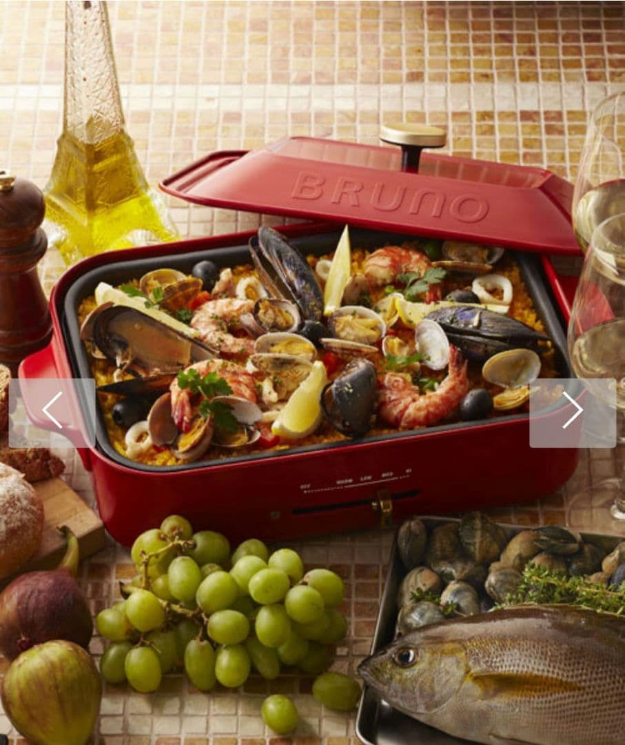 メルカリ名孝 BRUNO チャコール コンパクトホットプレート/鍋