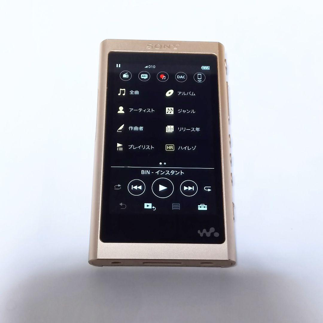 46時間連続再生確認 SONY NW-A57 64GB ウォークマン ゴールド