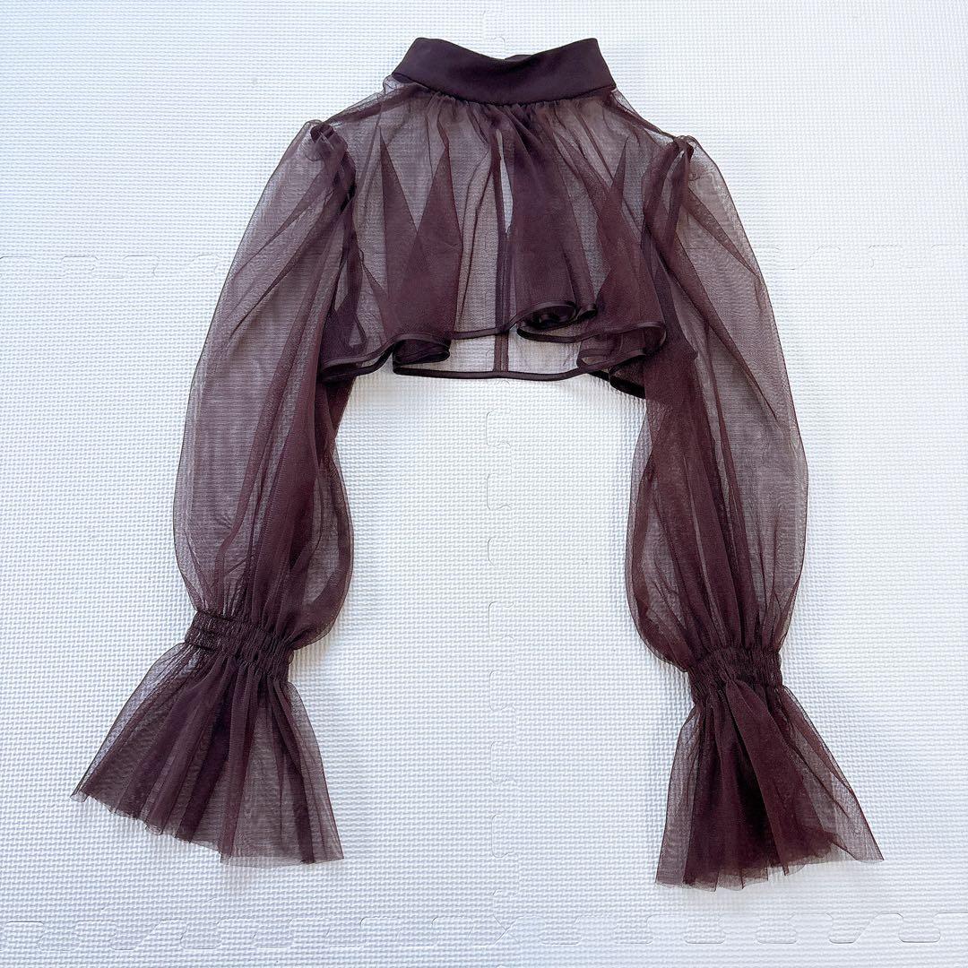 ルイルエブティック ブラウン ドレス 結婚式 レース ワンピース パーティ