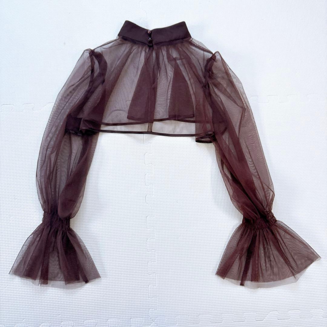 ルイルエブティック ブラウン ドレス 結婚式 レース ワンピース パーティ