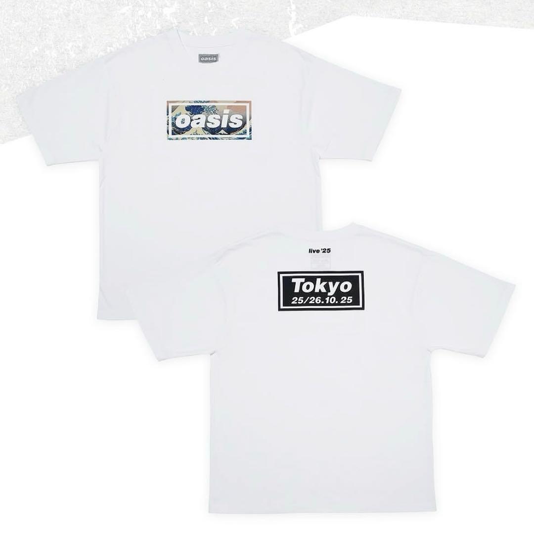 oasis Live '25 グッズ　Tシャツ 波　【東京限定】